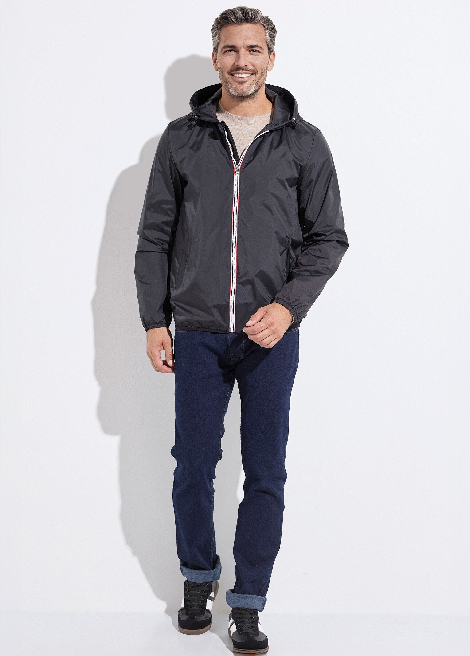Trendy_water-repellent_short_parka_Black_SF1_slim