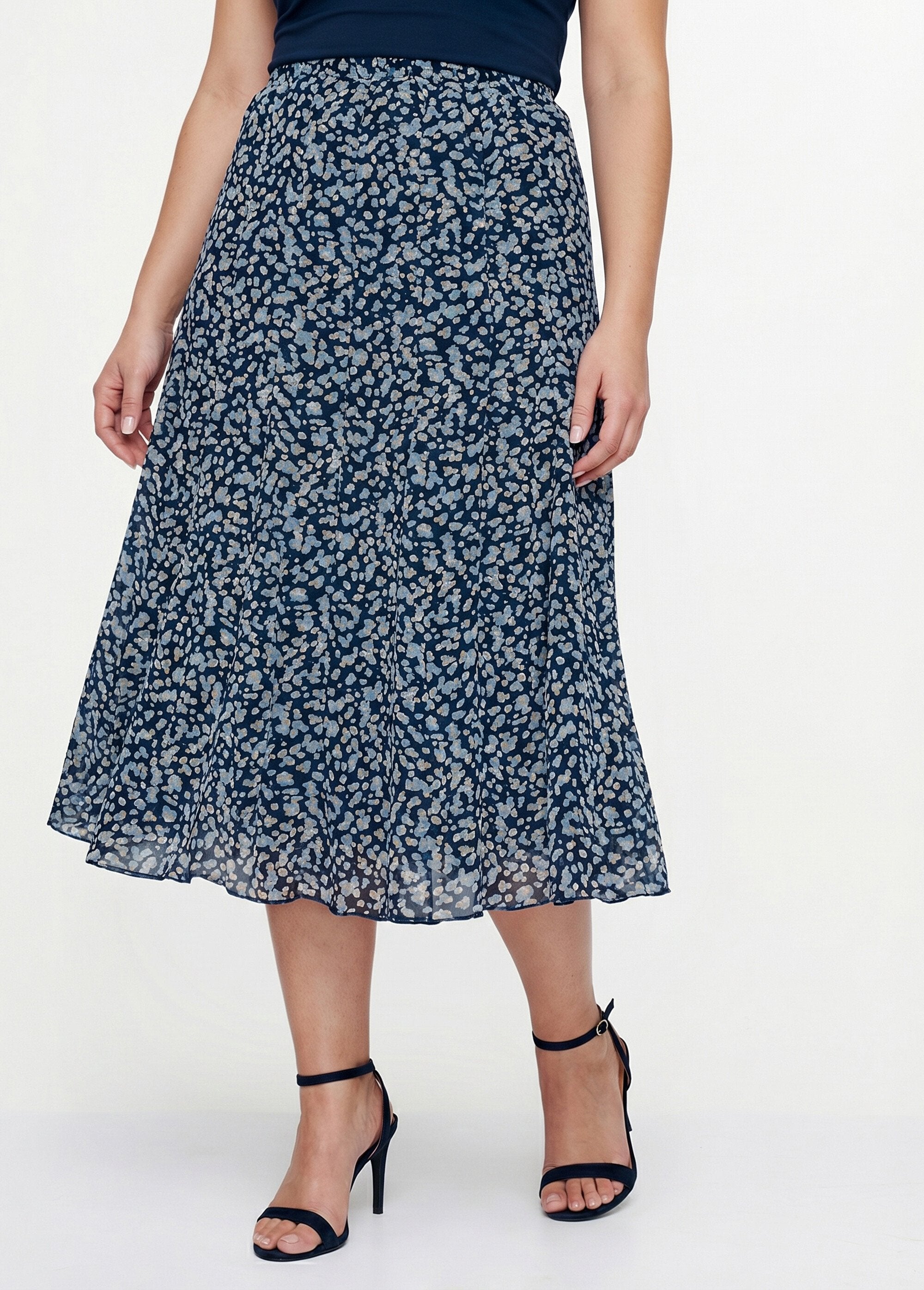 Mid-length_printed_voile_flared_skirt_Navy_and_beige_FA1_curvy