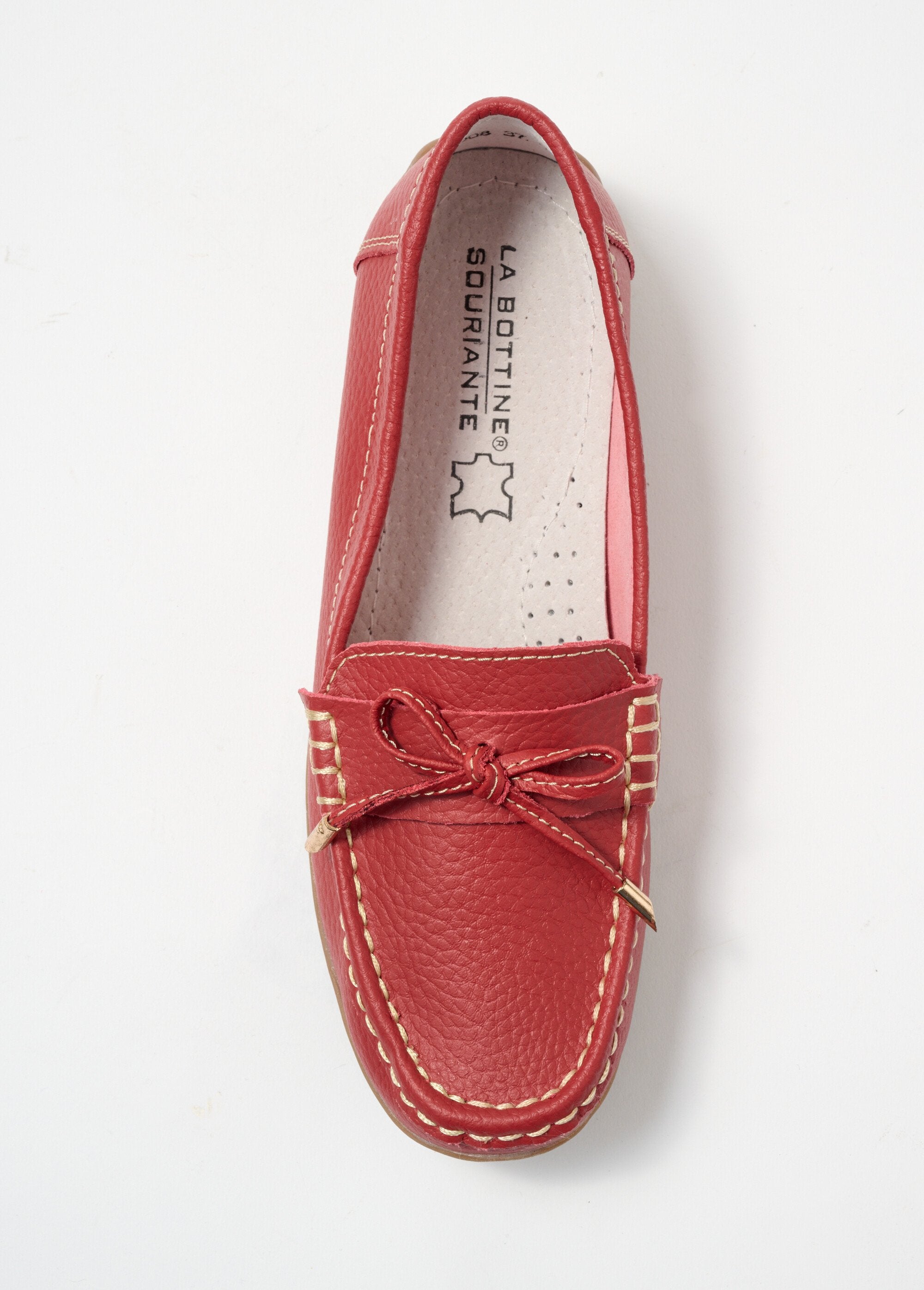 Comfortable_flat_leather_loafers_Red_OV1_slim