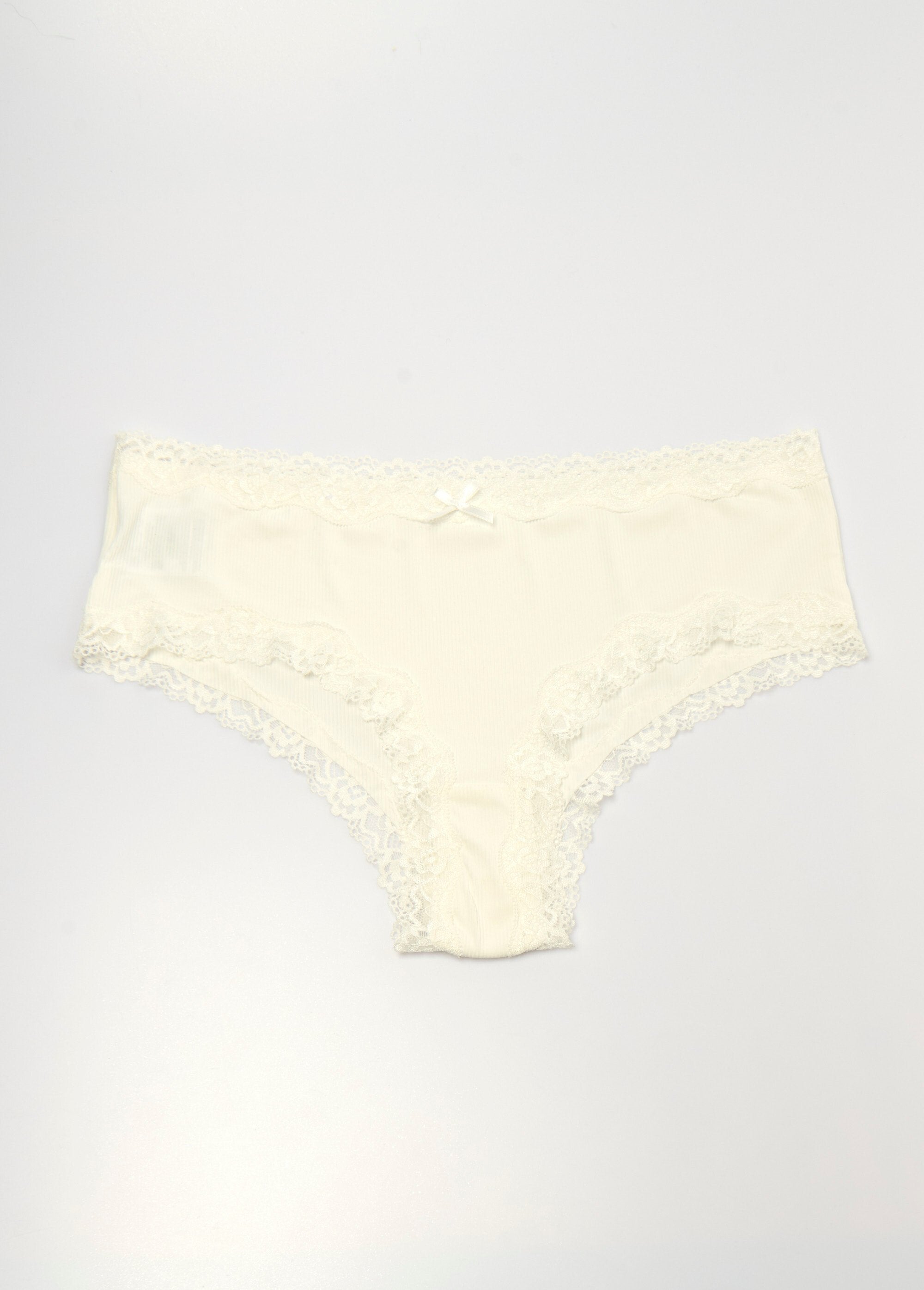 Pack_of_2_microfiber_shorties_with_lace_edge_White_and_pink_DE1_slim