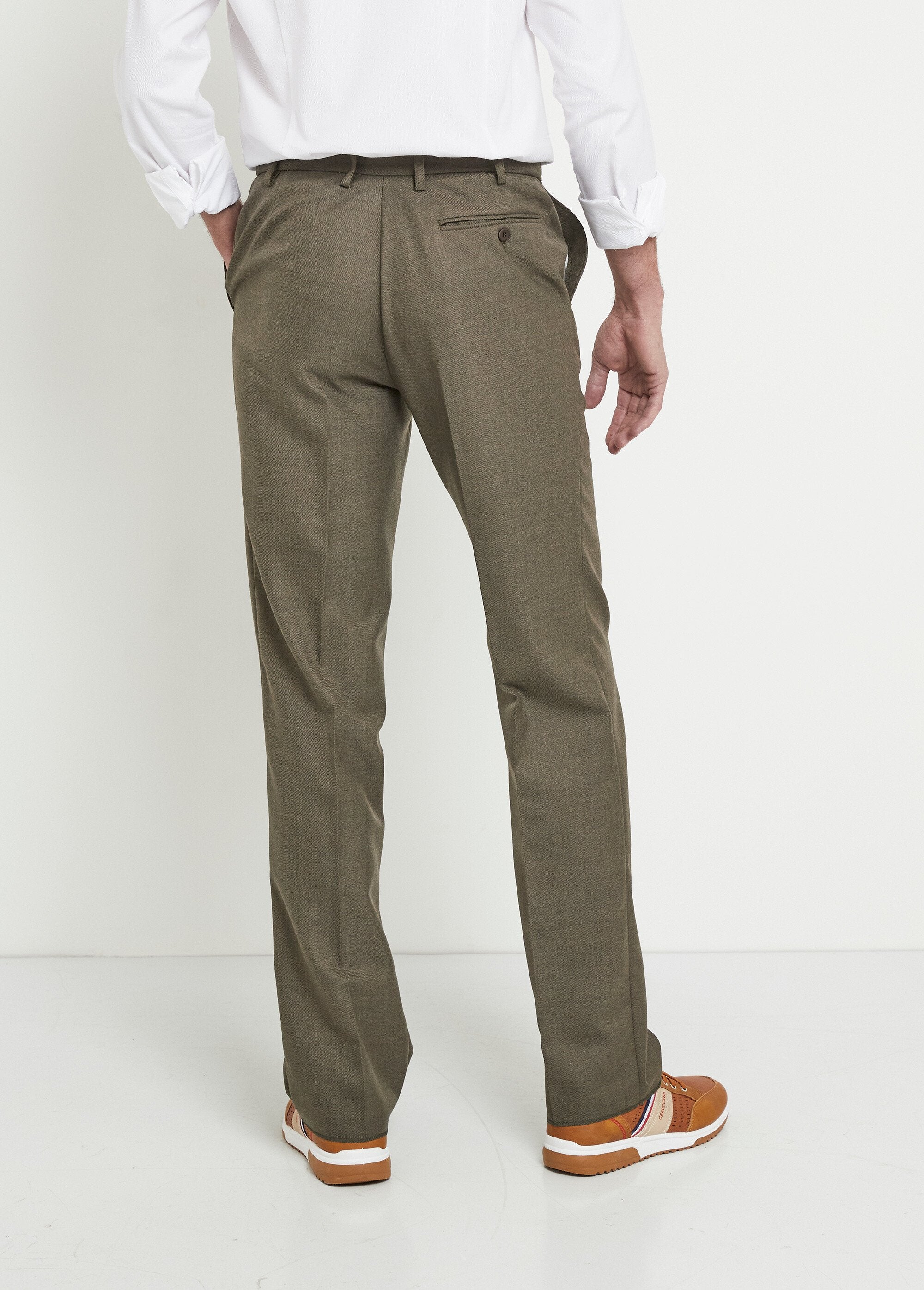 Invisible_adjustable_waistband_wool_twill_pants_Khaki_DO1_slim