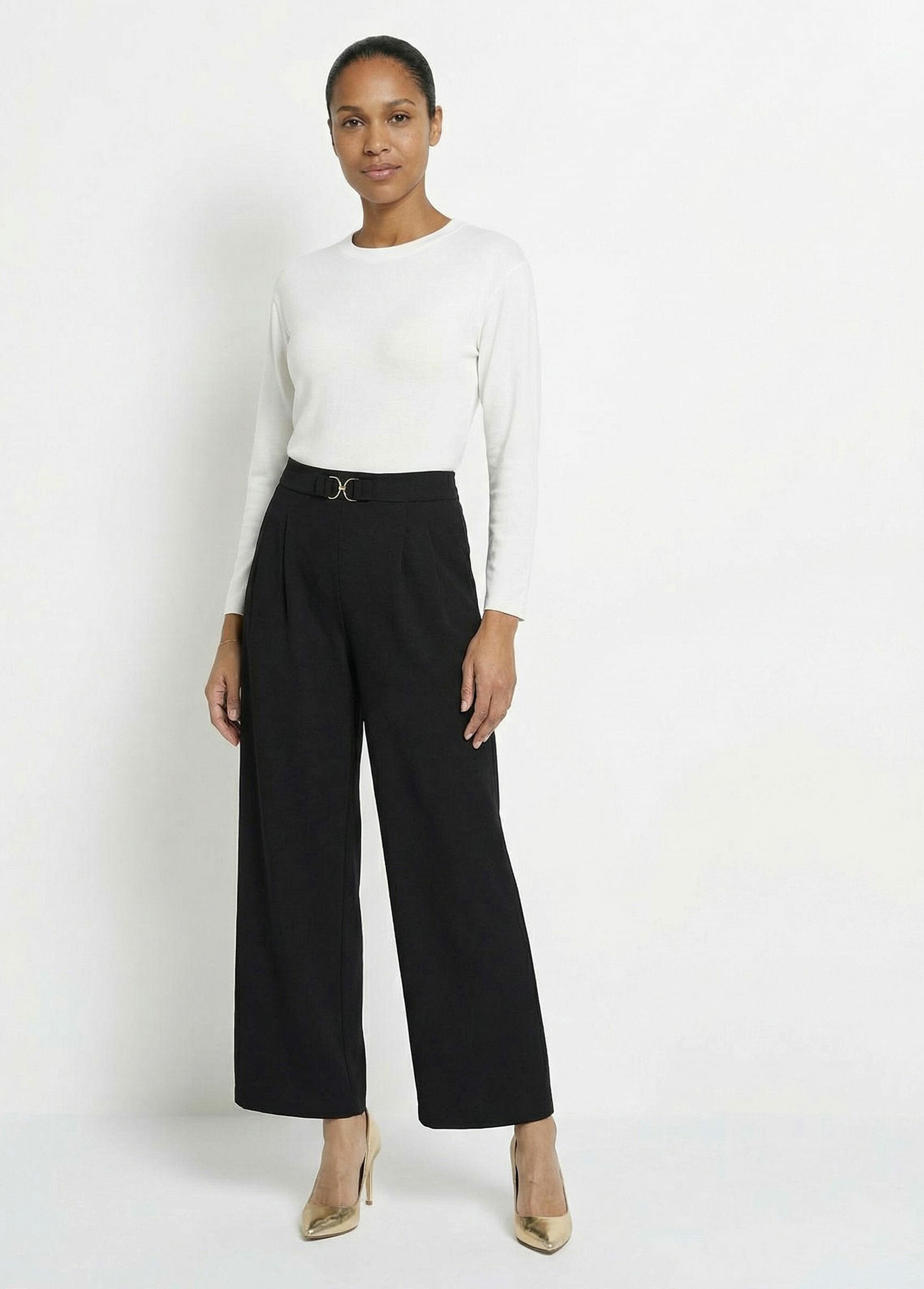 Wide-leg_knit_trousers_with_chic_metallic_detail_Black_SF1_slim