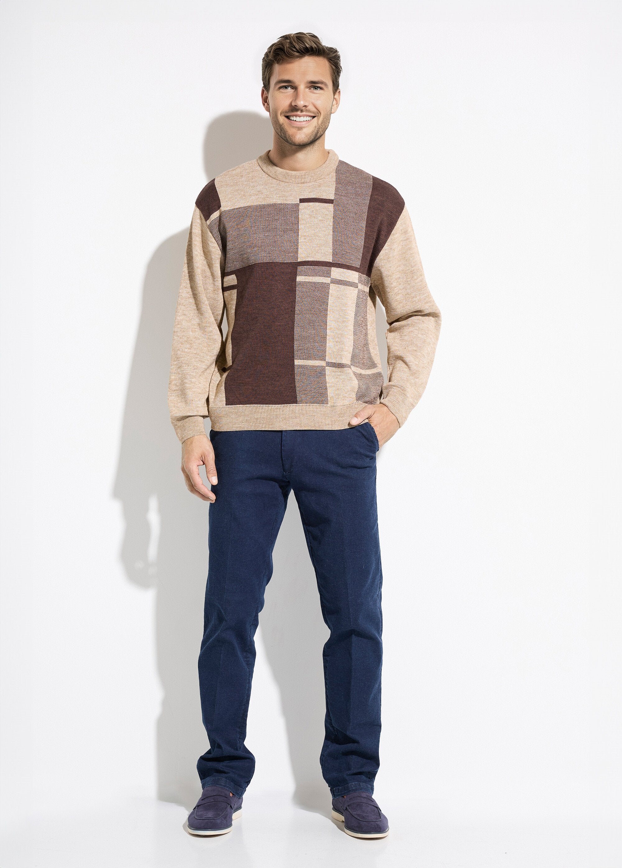 Round_neck_jacquard_long_sleeve_wool_sweater_Beige_SF1_slim