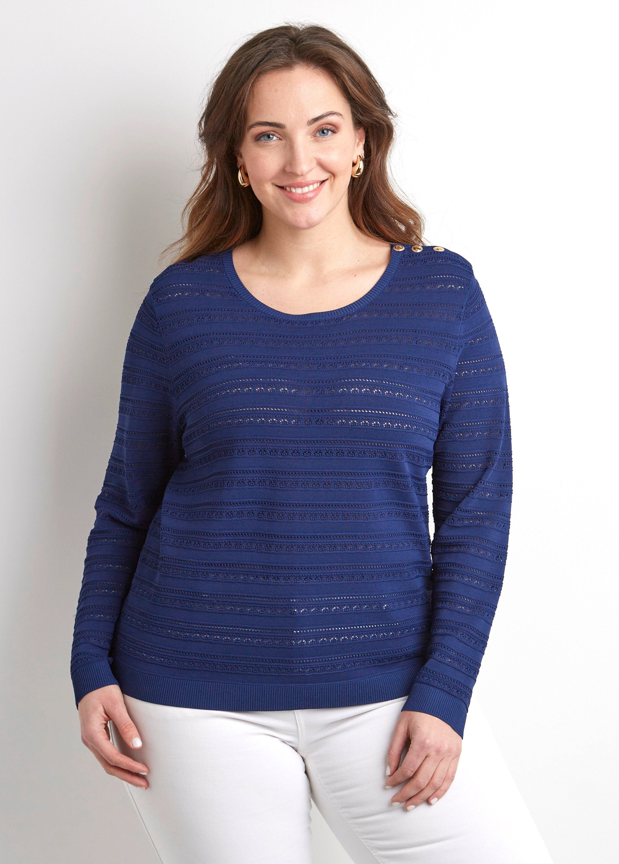 Soft_short_round_neck_plain_long_sleeve_sweater_Marine_FA1_curvy