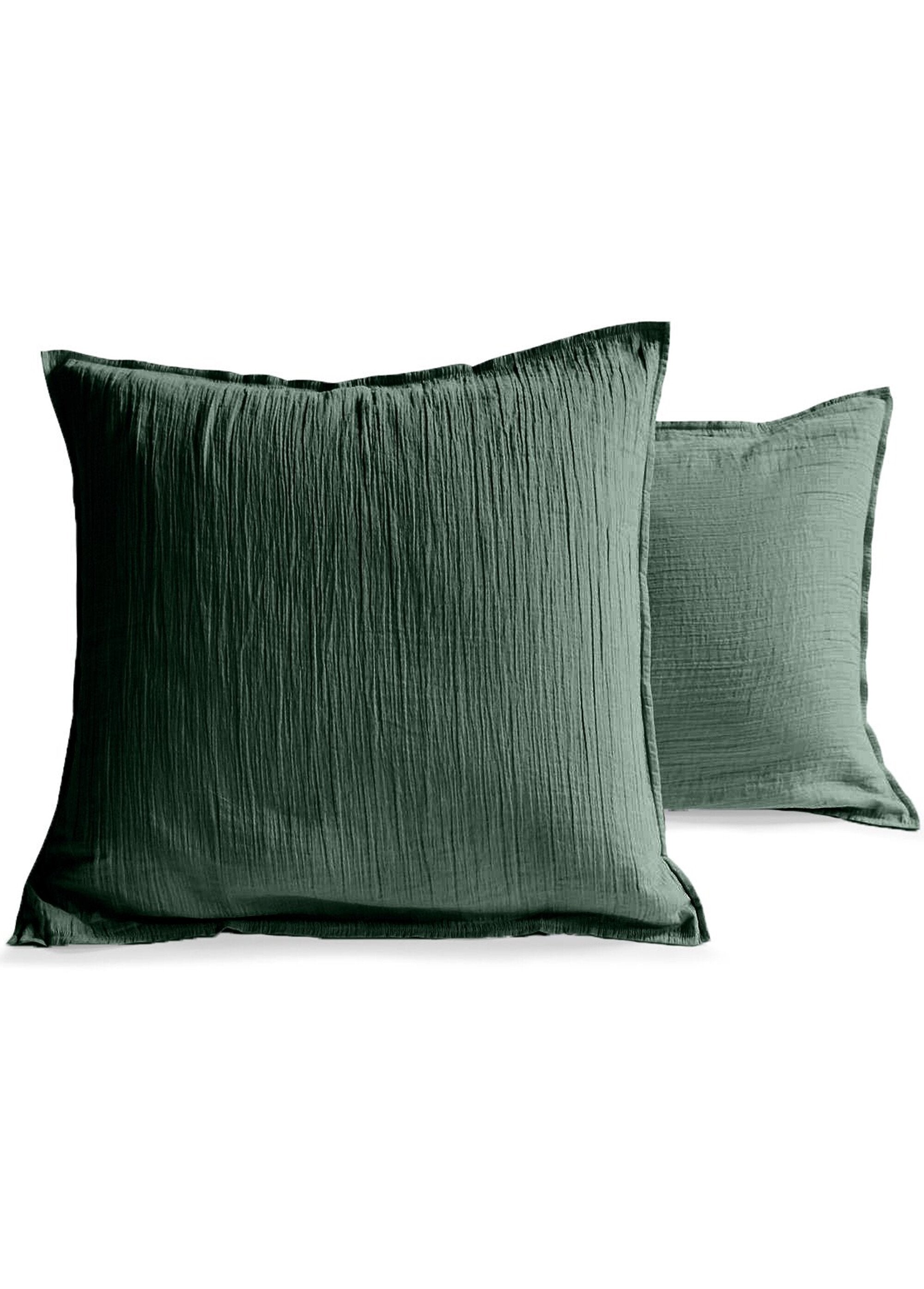 Plain_cotton_gauze_pillowcase_GAZE_Pine_green_DE4_slim