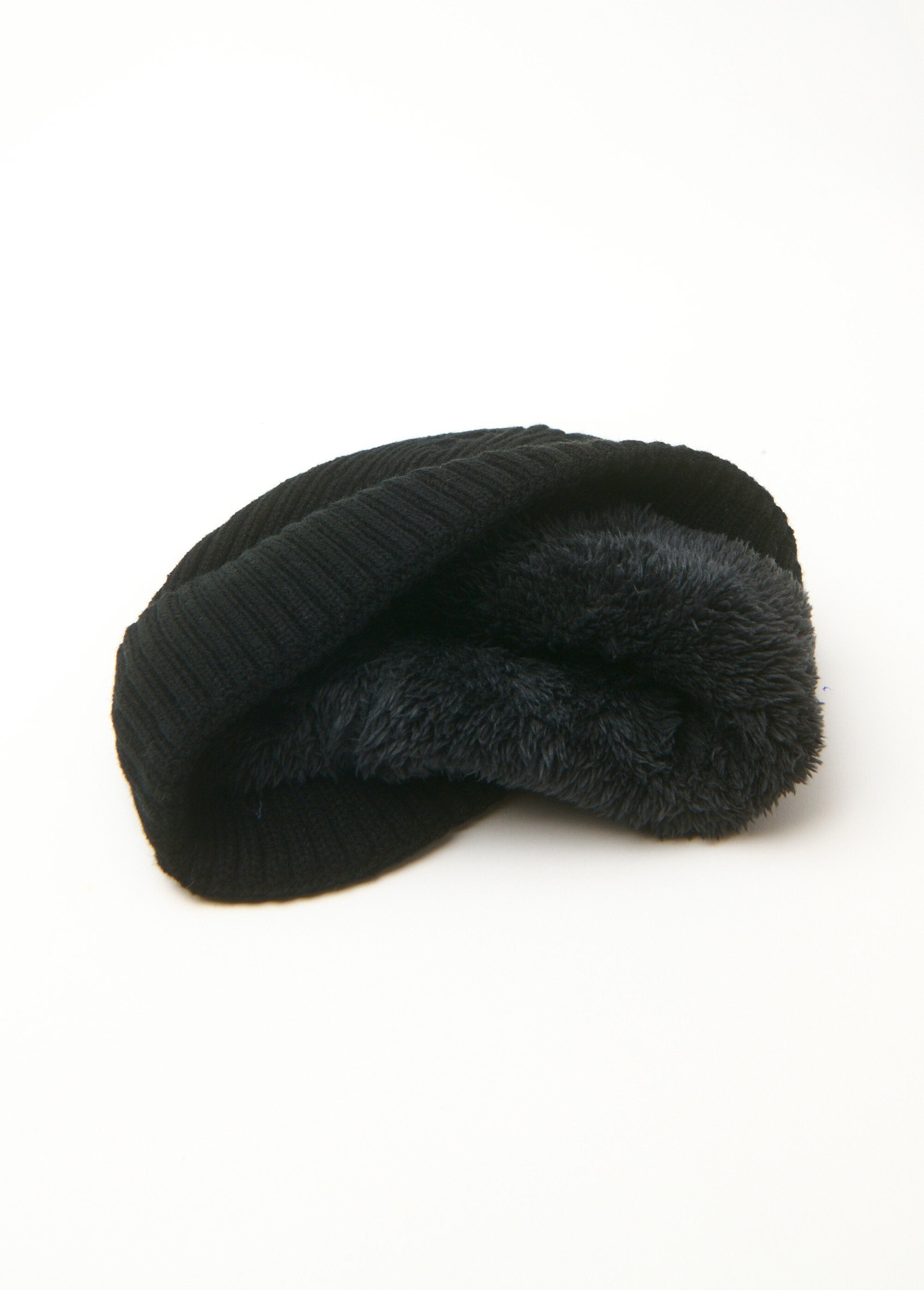 Bonnet_à_revers_en_maille_doublé_polaire_Noir_AP1_slim