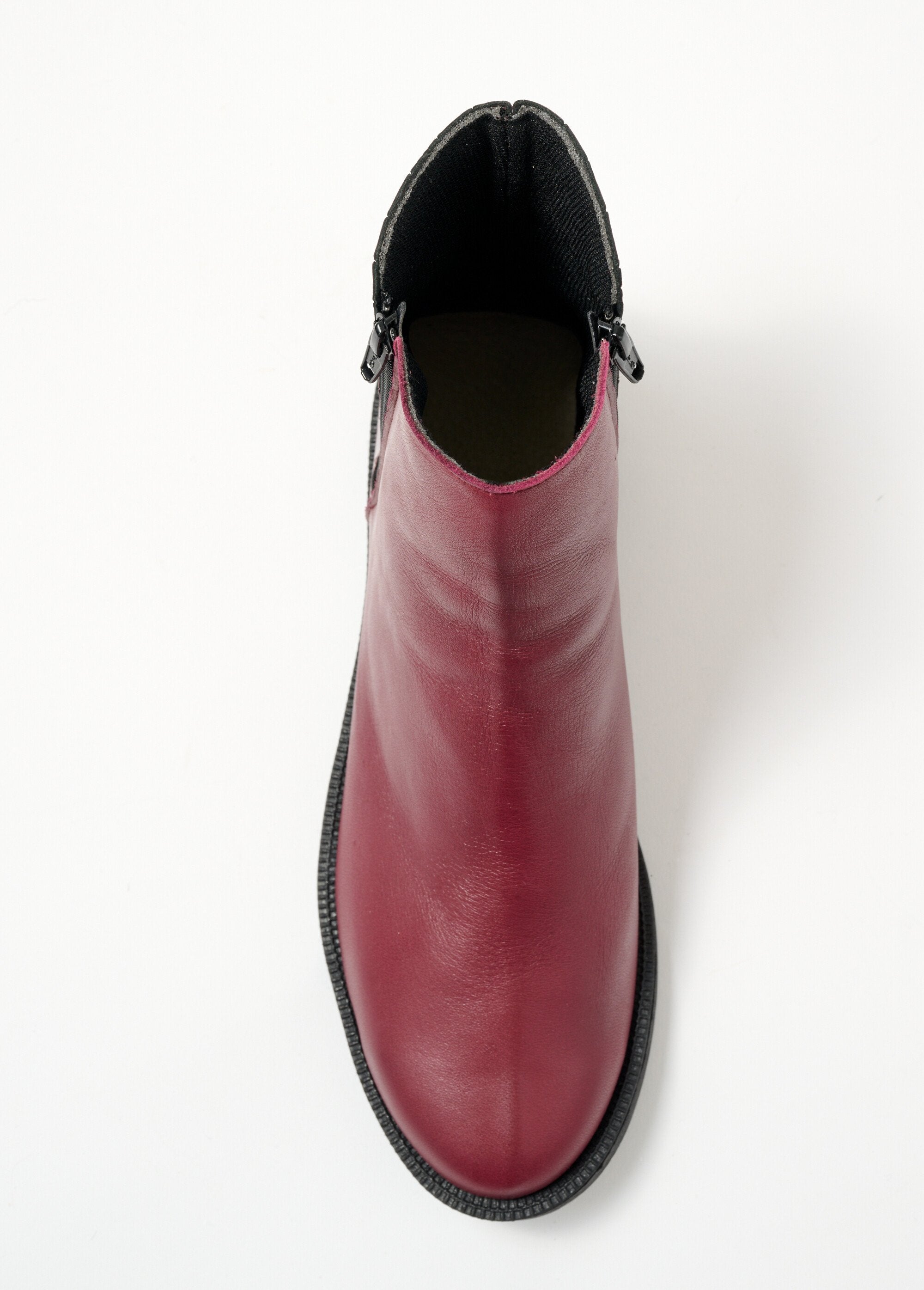 Crocodile-effect_leather_comfort_width_zipped_boots_Bordeaux_OV1_slim