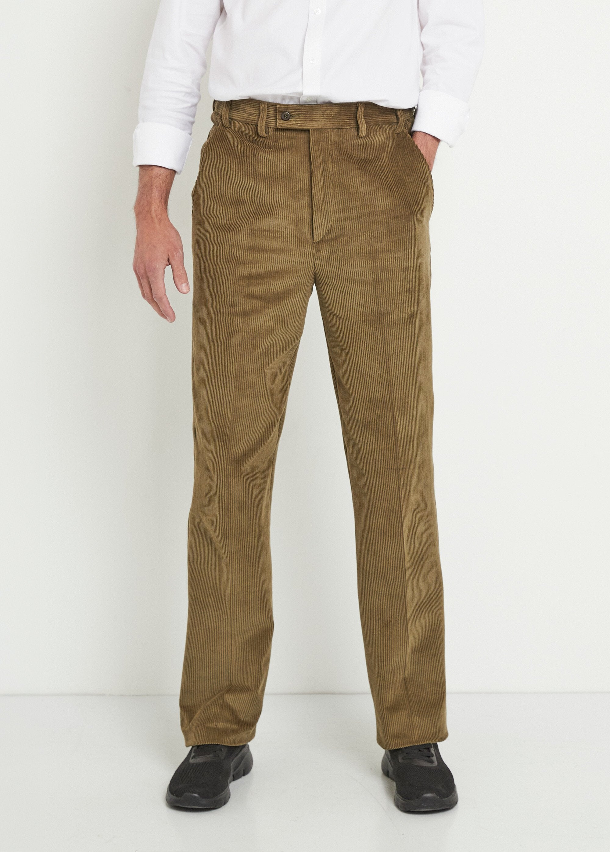 Straight-leg_pants_with_comfort_elastic_waistband_Velours_bronze_FA1_slim