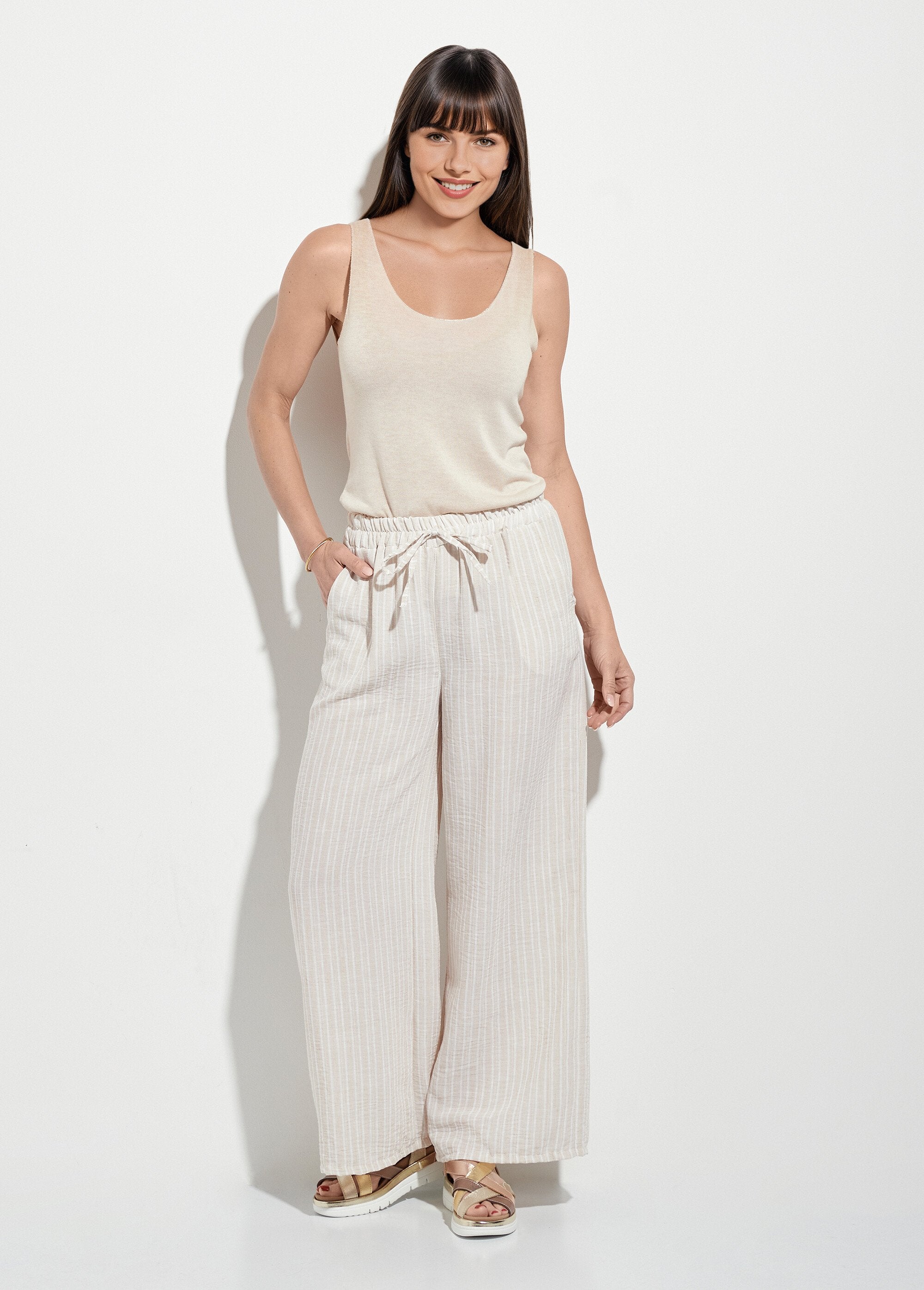 Loose-fitting_striped_linen_pants_Beige_SF1_slim