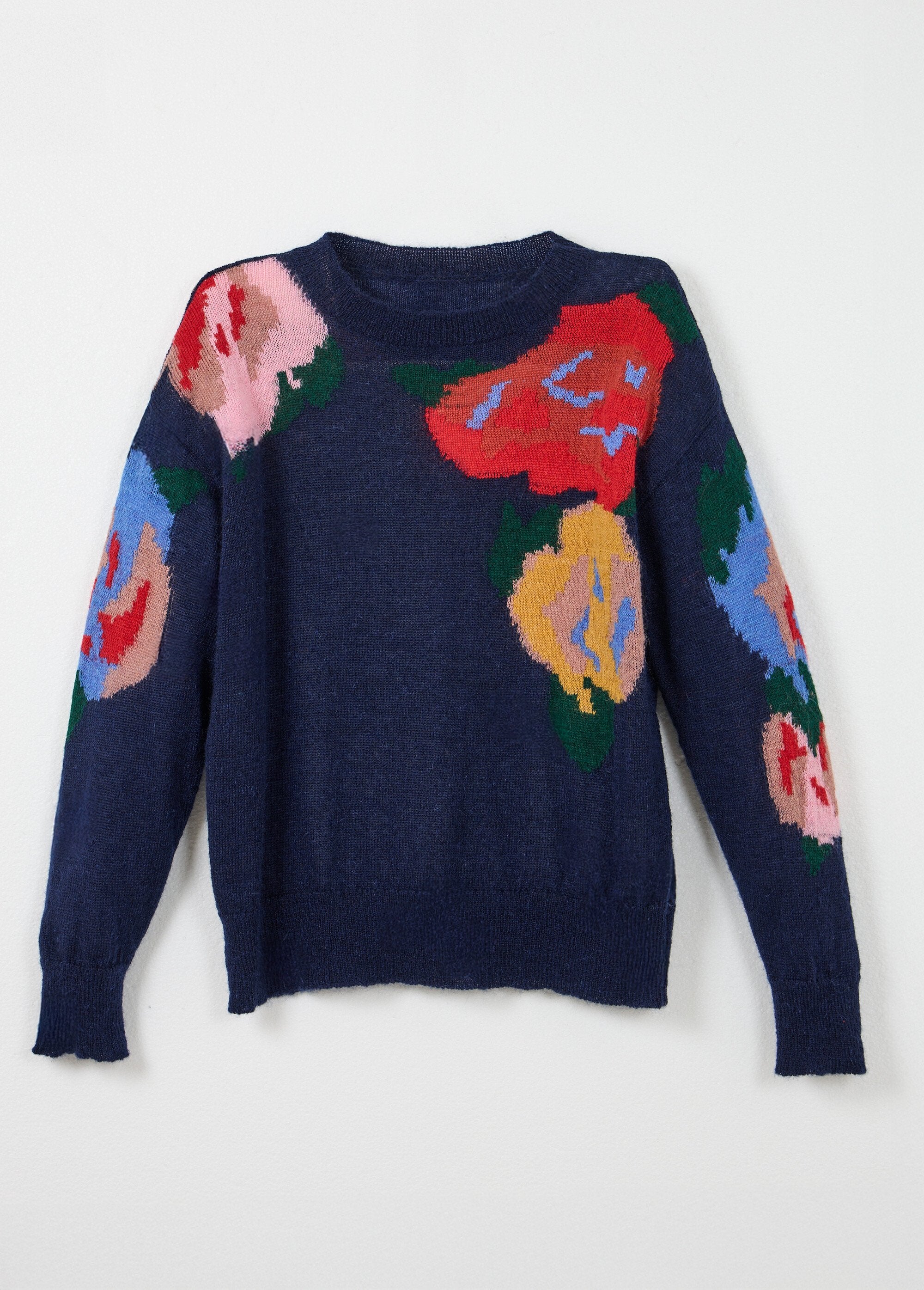 Round_neck_sweater_with_floral_jacquard_mohair_Navy_and_terracotta_AP1_slim