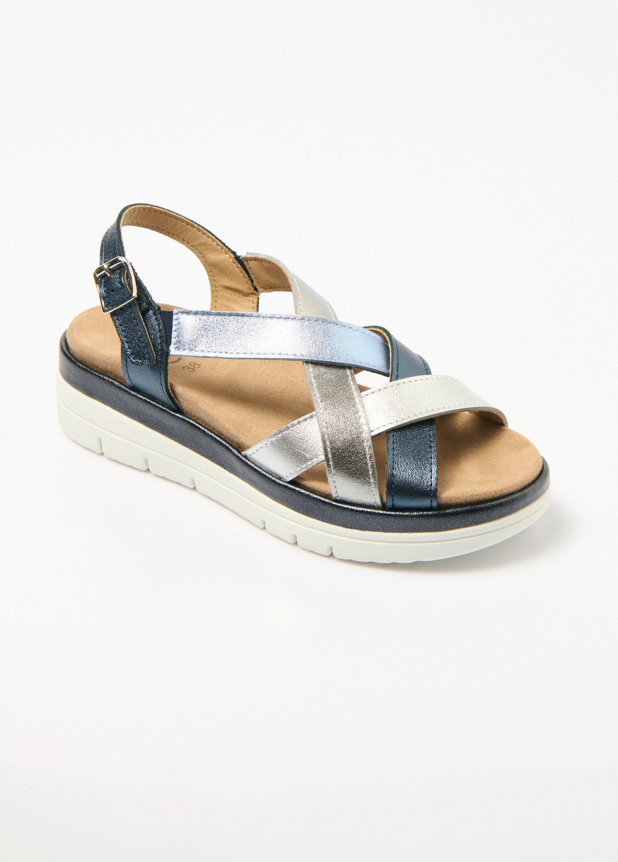 Wide_width_multi-strap_wedge_sandals_Navy_and_silver_FA1_slim