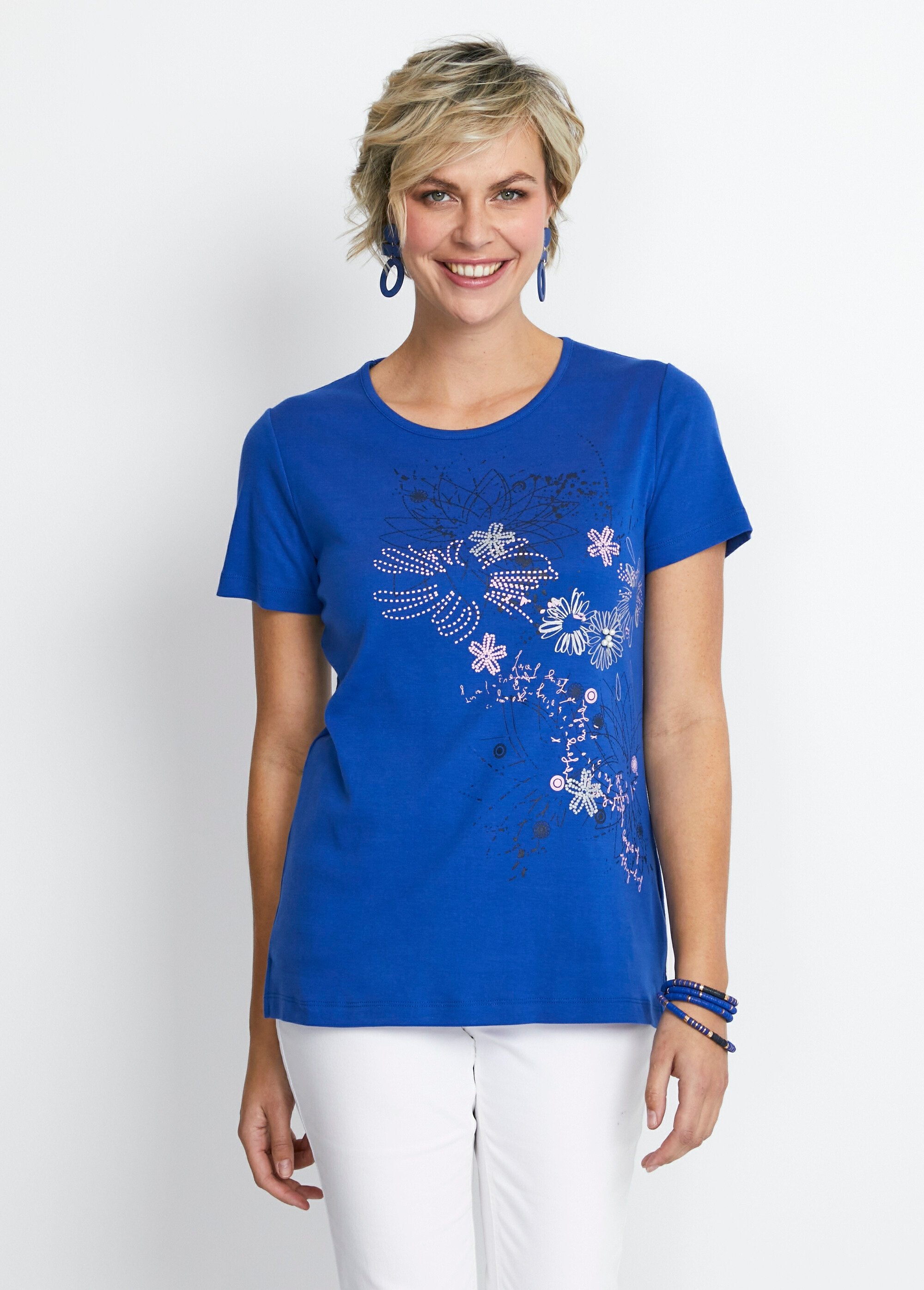 Long_floral_pattern_t-shirt_with_side_slits_Blue_FA1_slim