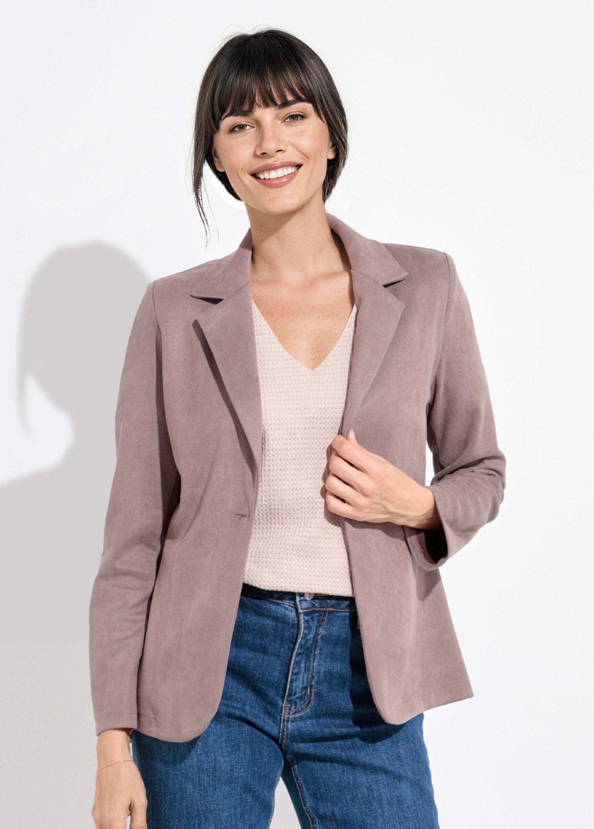Veste_col_tailleur_1_bouton_twill_souple_Taupe_FA1_slim