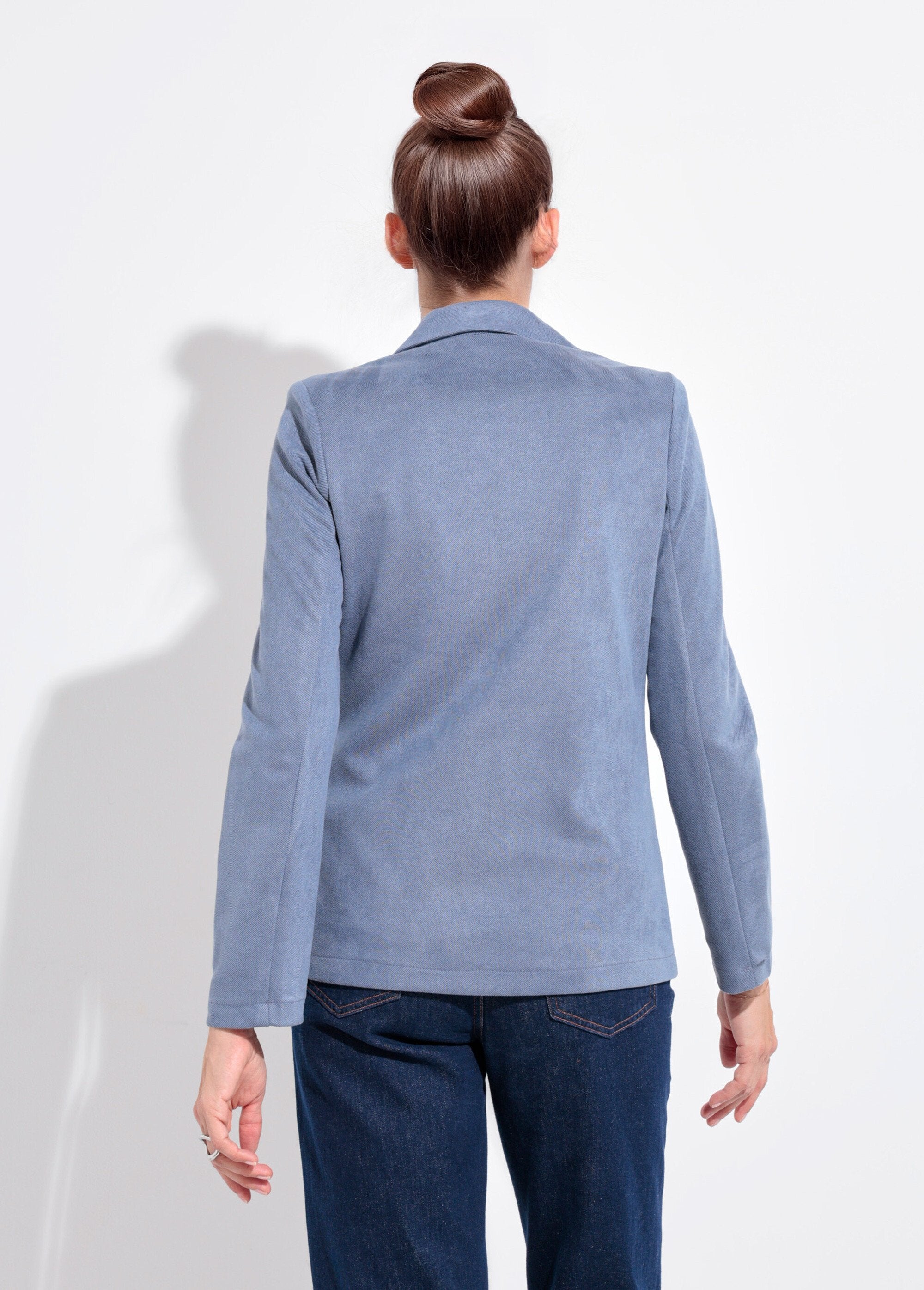 Veste_col_tailleur_1_bouton_twill_souple_Bleu_DO1_slim