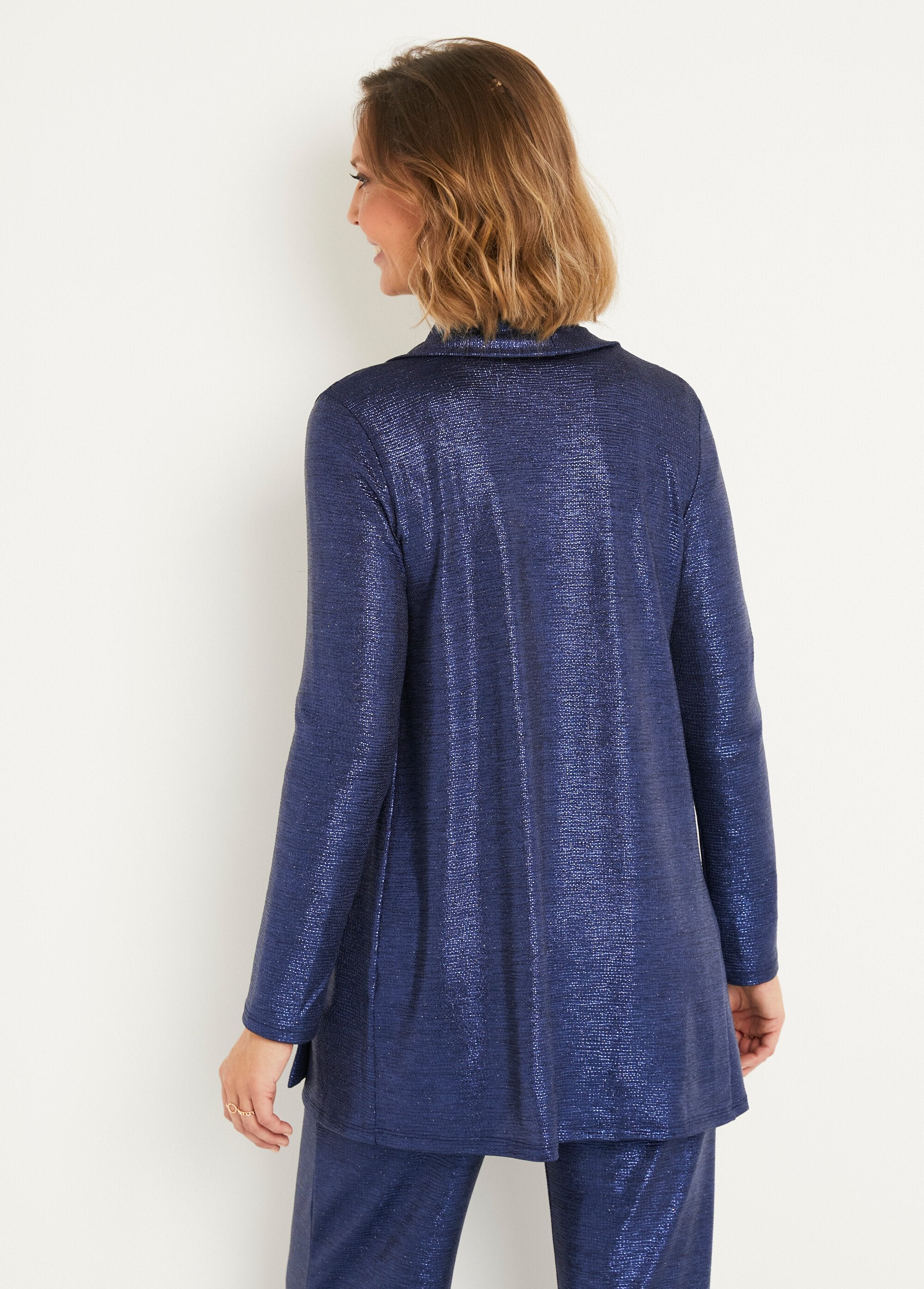 Veste_longue_maille_brillante_cérémonie_Bleu_nuit_DO1_slim